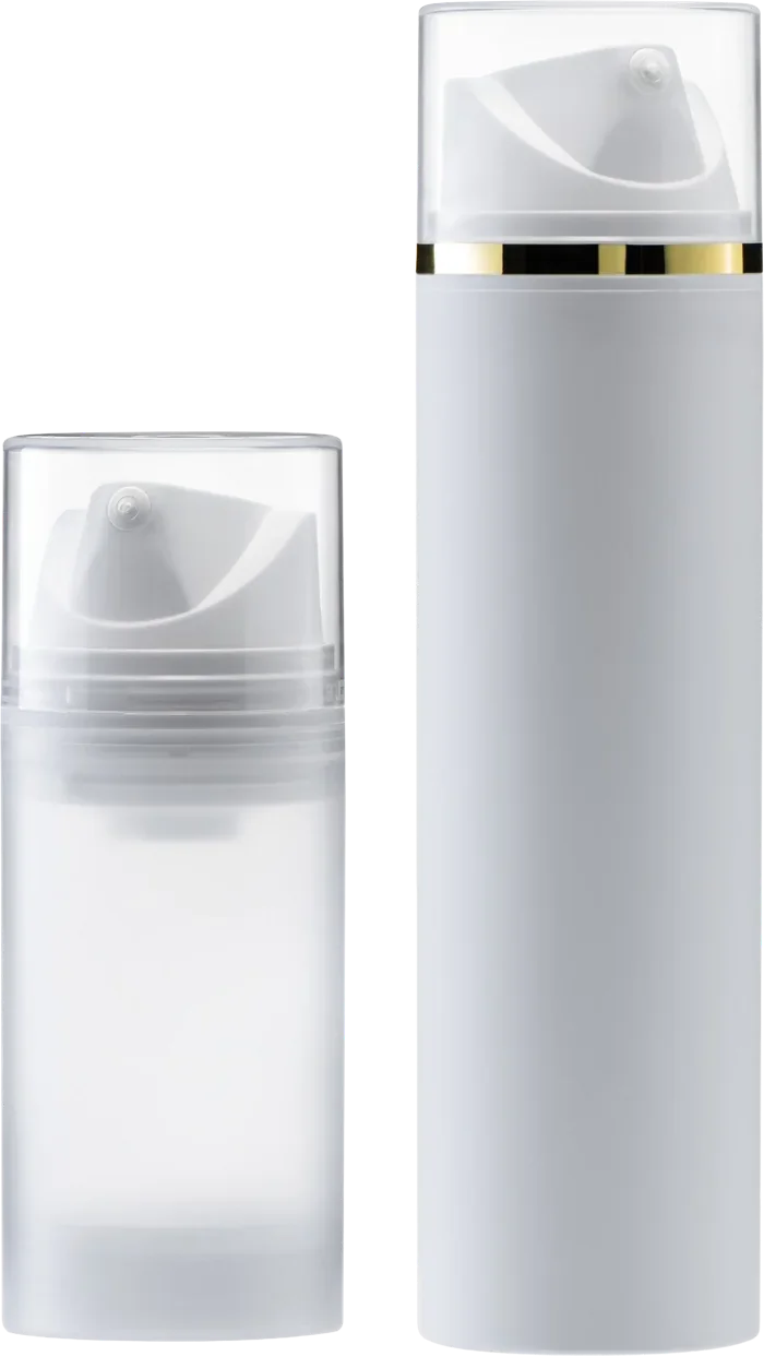 Airlessio Airless-Spender mit Nozzle Closure System in zwei Größen